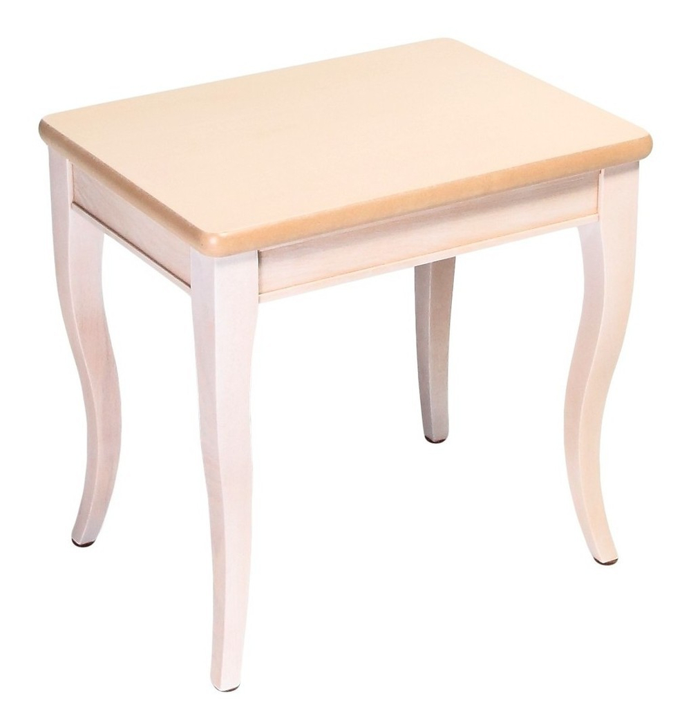 Банкетка М СТ 03 жесткое сиденье (бук/тон 3/тон сиденья слоновая кость)