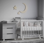 Кроватка Anniken с маятником, матрас 120 на 60 и комод