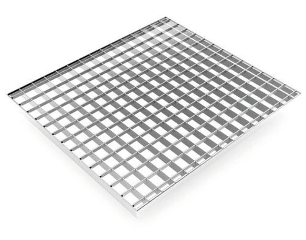 Решетка водоприемная Gidrolica Point РВ-28,5.28,5 — ячеистая стальная оцинкованная, класс B125