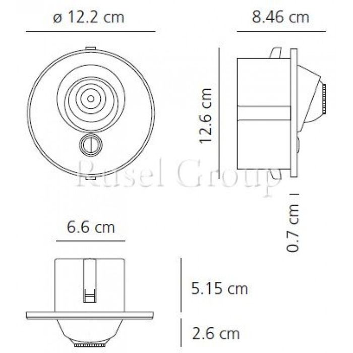 Встраиваемый светильник Artemide CHOOSE INCASSO LED