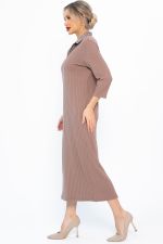 Платье трикотажное Каприччио (коричневое) П14591-10М LT Collection