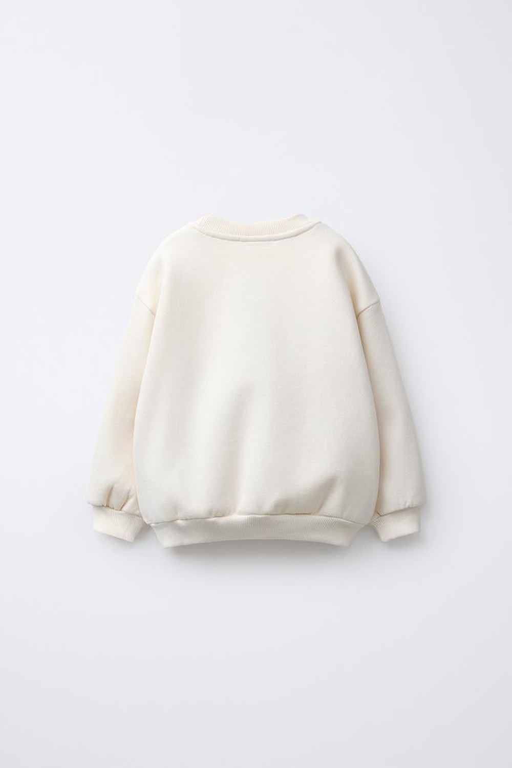 ZARA ТОЛСТОВКА С ВЫШИВКОЙ BUDDY TOY STORY © DISNEY PIXAR, ЭКРЮ