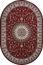 Ковер D409 - RED - Овал - коллекция GAVANA размер 100*200 см