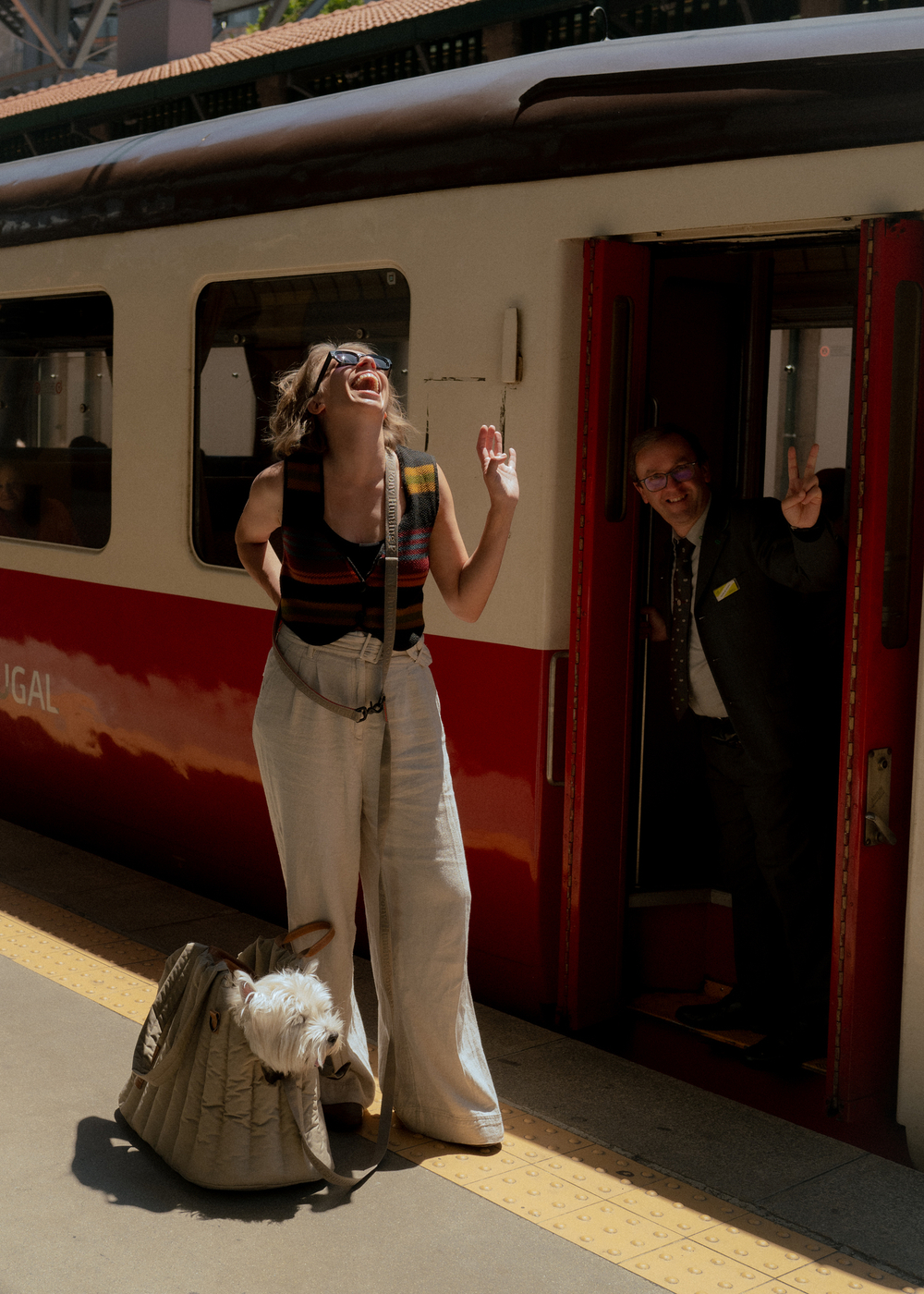 Сумка-переноска Пони бежевая