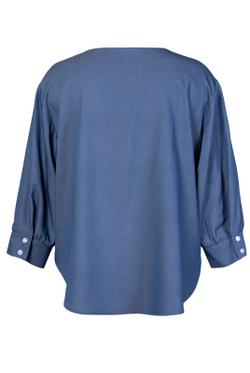 Блузка женская 4068зп, Деним #364Д094068зп