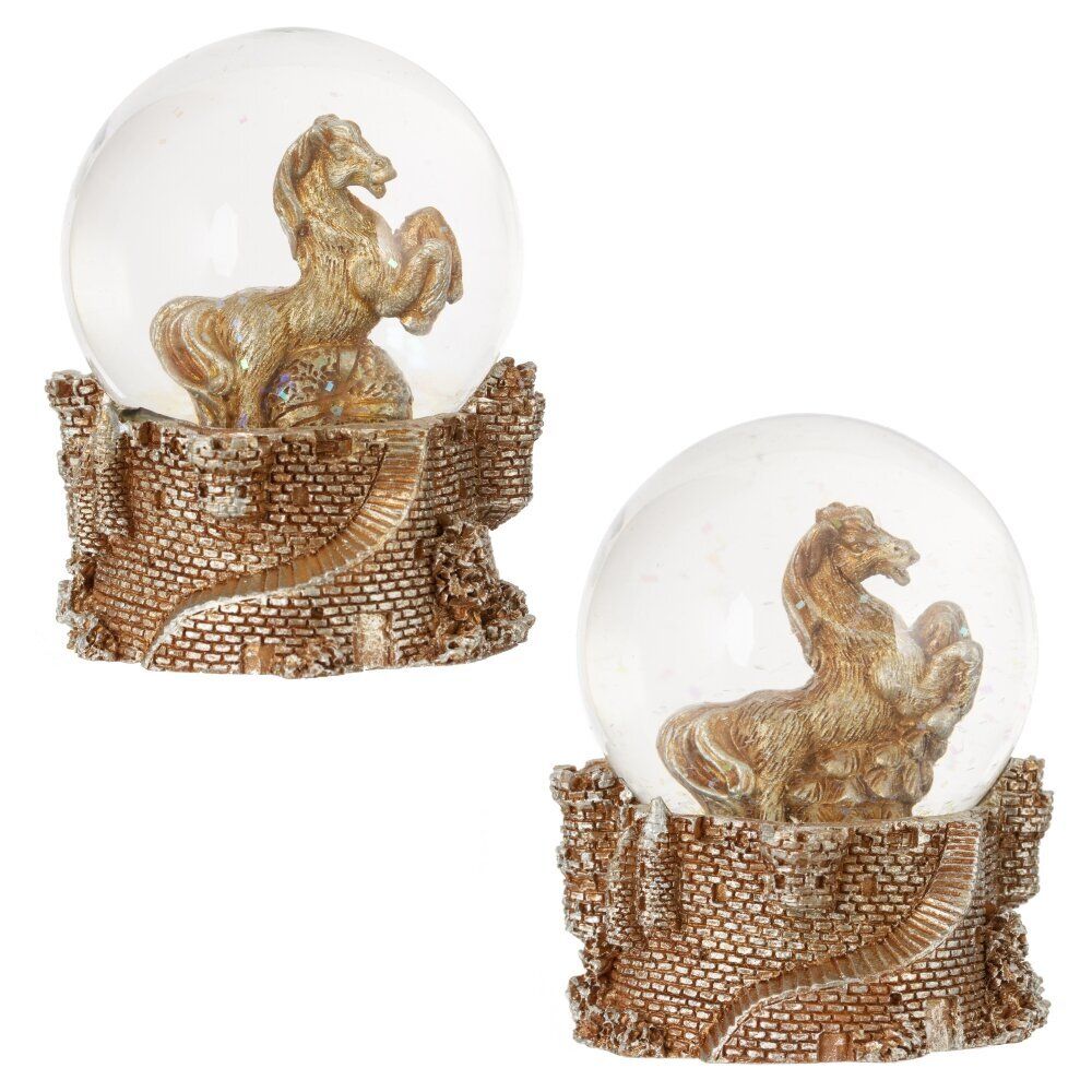 GAEM Фигурка декор в стекл шаре "Лошадь", L7 W7,5 H8,5 см, 2в.