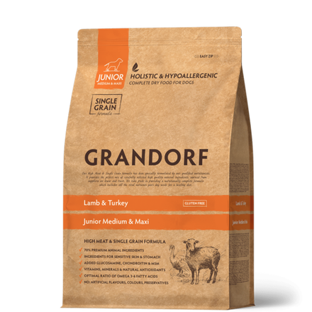 GRANDORF ягненок идейка для юниоров 3кг