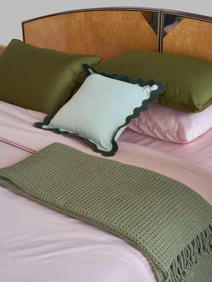 Комплект постельного белья из премиального сатина цвета пыльной розы из коллекции essential, 200х220 см