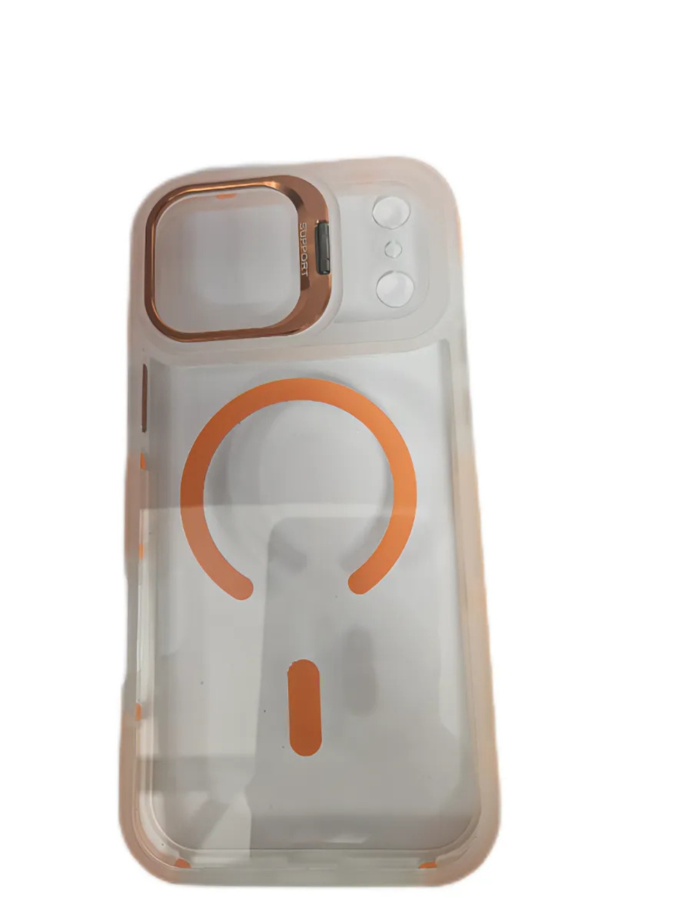Прозрачный чехол Crystal Stand Case для iPhone 17 Pro Max