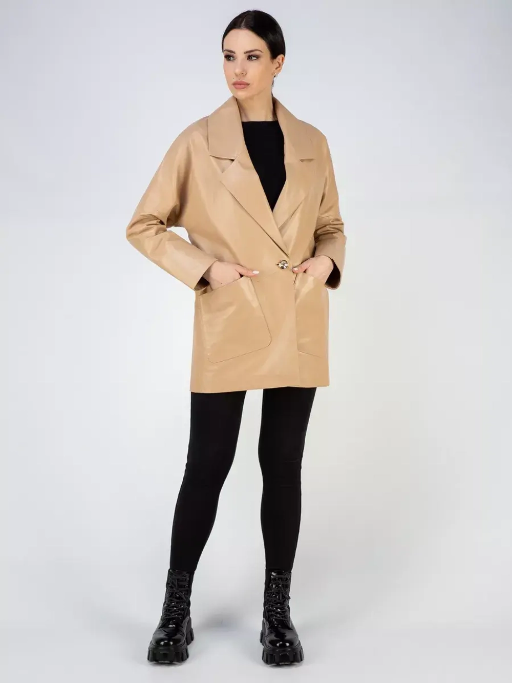 Куртка кожаная натуральная Турция пиджак