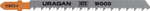 Полотна URAGAN T301CD, HCS, 159473-4,по дереву, фанере, ДВП, ДСП, быстр точный рез, T-хвост, 115/90мм, шаг 3мм, 2шт