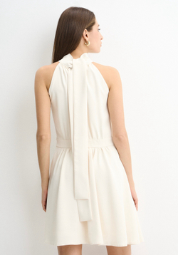 Платье Полли мини молочное