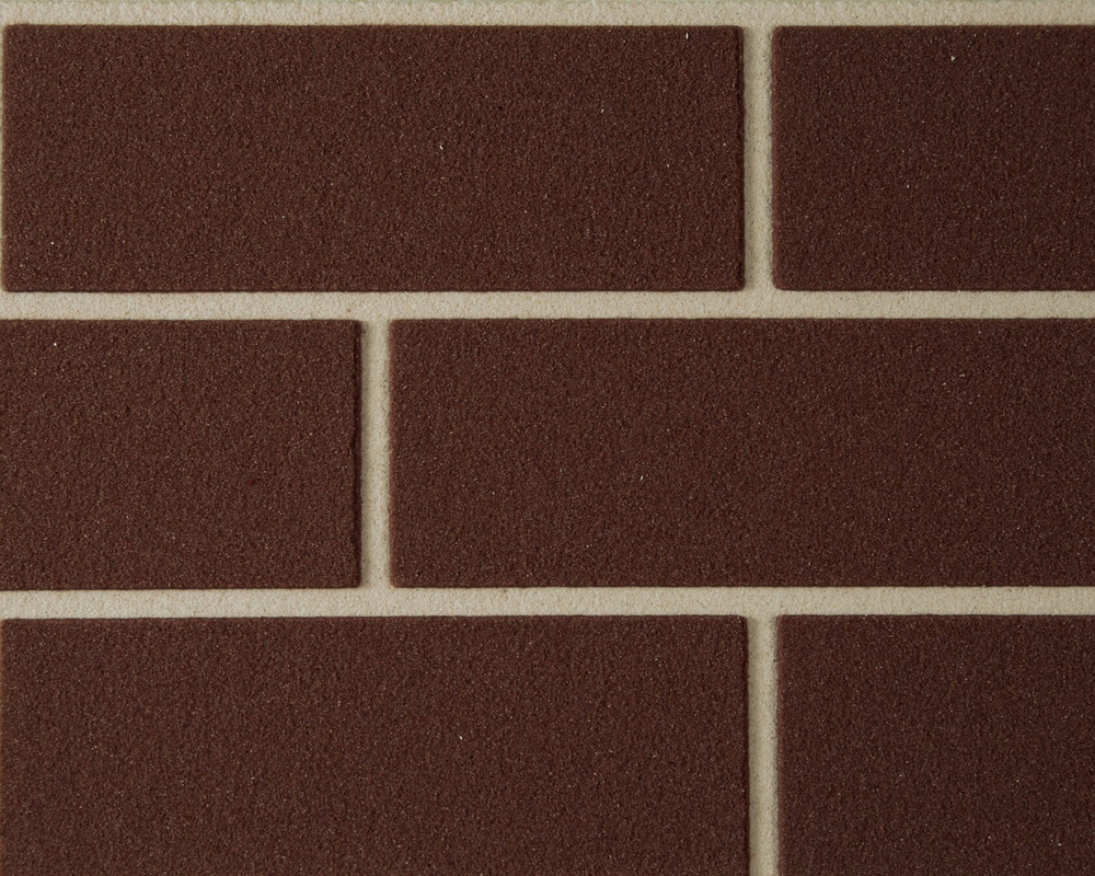 Термопанель фасадная под кирпич Темно-коричневый