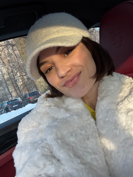 Бейсболка «кудряшка» без ушек молочный