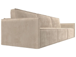 Диван прямой Либерти лонг, Бежевый, Велюр, 116889