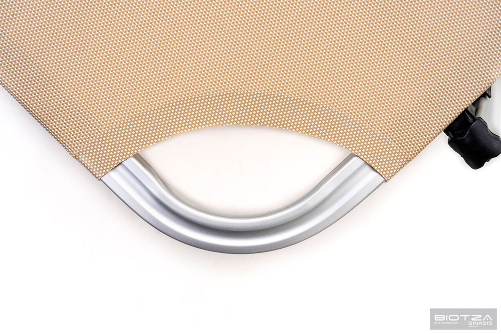 Шезлонг металлический Dias, бежевый