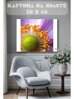 Картина на стену 40 X 50 Сиреневый цветок