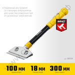 STAYER 100 мм, длина 300 мм, ударный скребок (08504)