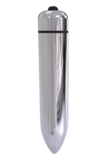 Черная анальная вибровтулка SINGLE SPEED DIAMOND PLUG - 9 см. (Цвет: черный)