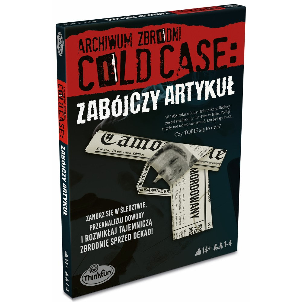 Настольная детективная игра ThinkFun Cold Case 766871 Смертельная статья 766871 — фото 1