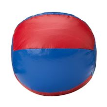 Медбол 3C145-K64, 3кг, иск.кожа, наполнитель резиновая крошка, диам. 21 см, маш сшивка, сине-красный