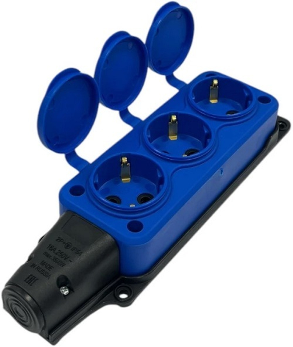 Удлинитель силовой iTOK i-CONNECT-COLOR-SUR-PVS-325-3-54-20-BLUE
