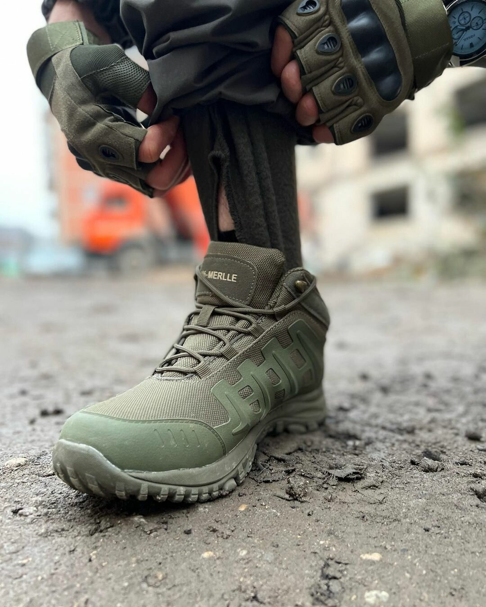 Костюм горка 6  флис осень  зима / темная олива /