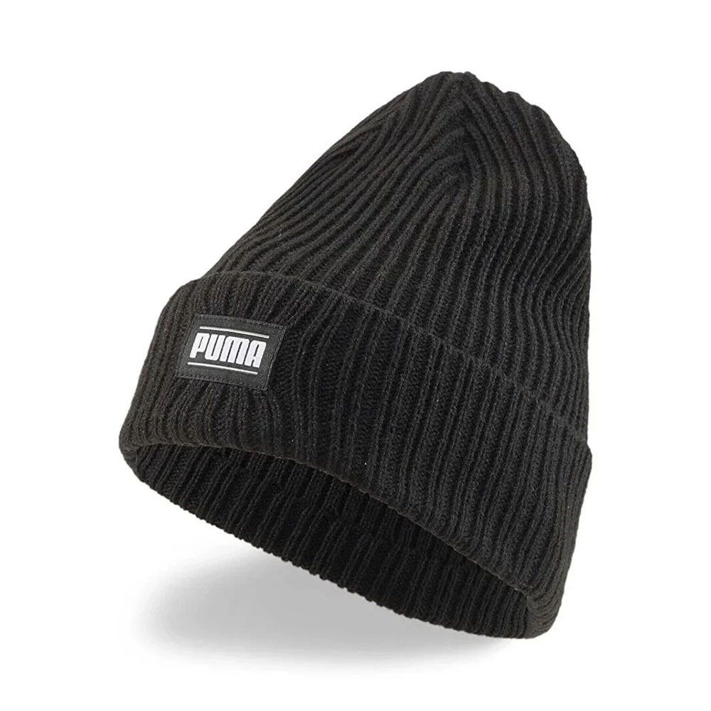 Шапка спортивная PUMA Classic Cuff Beanie, 02482601, черный