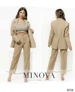 Костюм 2180-бежевый Minova