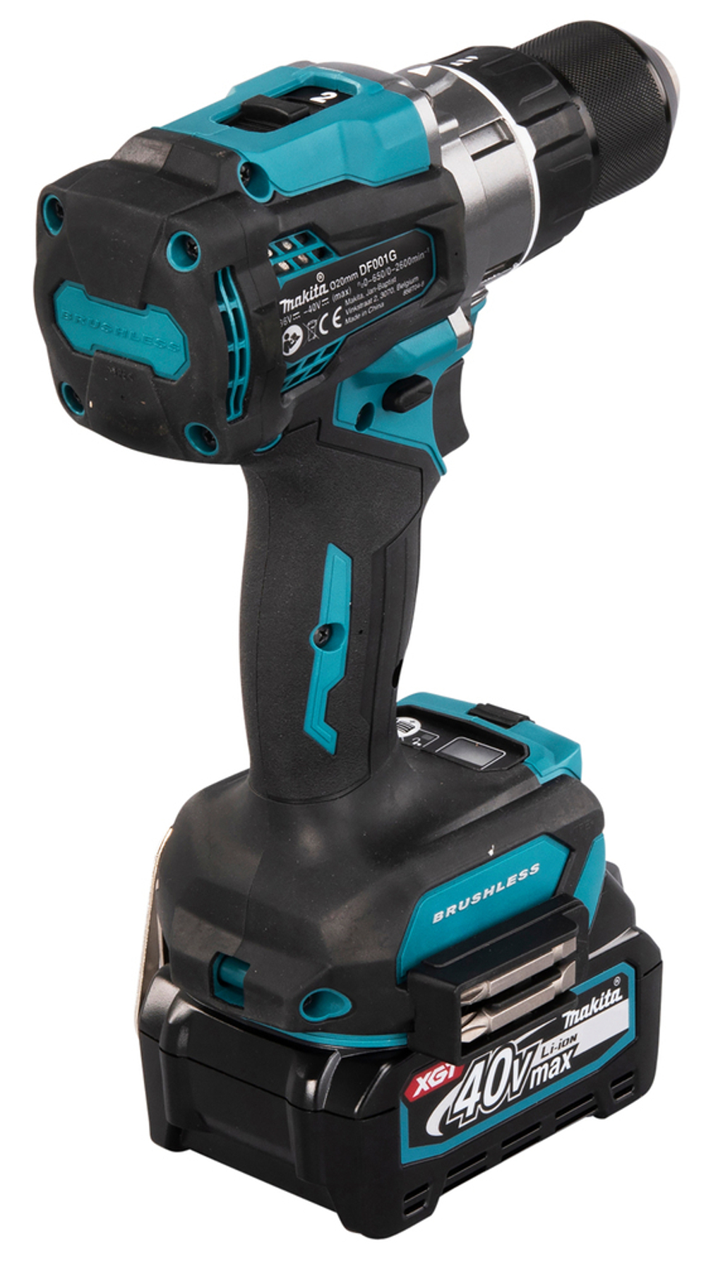 Аккумуляторная дрель-шуруповерт XGT® DF001GD201 Li-ion 40В XGT 140/68 Нм 0 – 650 / 2 600 об/мин