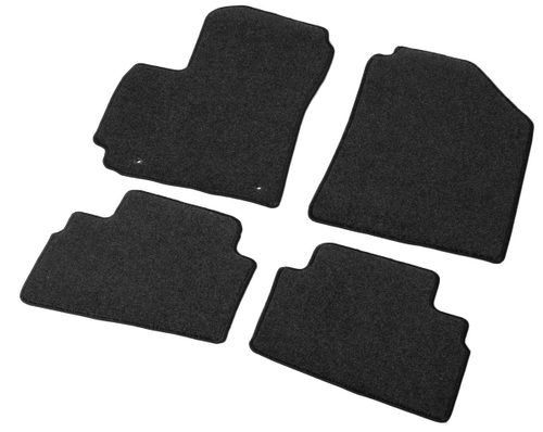 Коврики текстильные в салон автомобиля AutoFlex Standard для Mitsubishi ASX I поколение рестайлинг 2012-2020 2020-н.в., графит, 4 части, 4400201