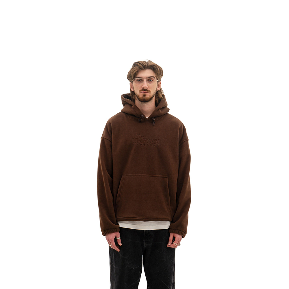 Худи UNIFORM Fleece locals коричневый