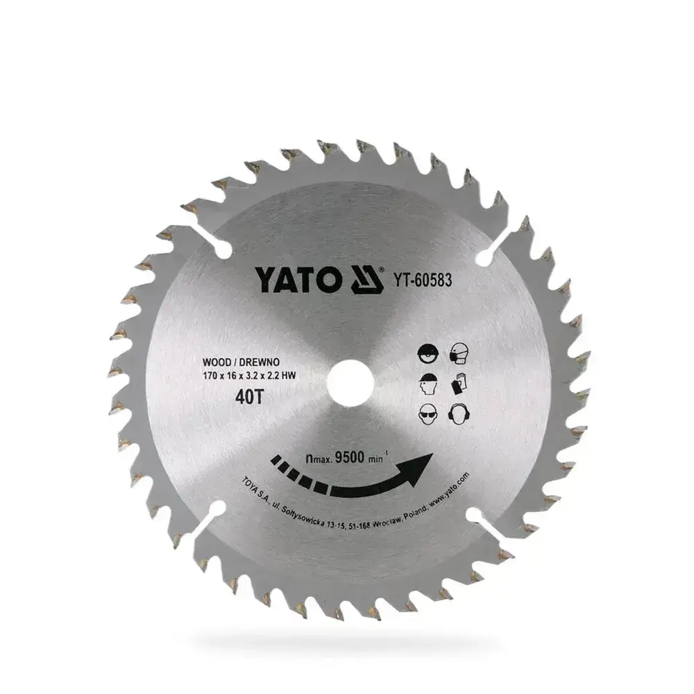 Yato Диск пильный 170 x 2.2 x 16; 40 зуб.