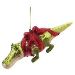 GAEM Украшение новогоднее "Крокодил", L17 W4 H6 см