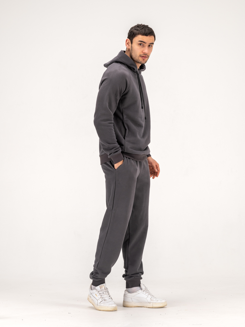 Костюм мужской спортивный (без начеса) Графит
