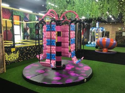 Детская карусель кокосовая пальма "Дельтаплан" (d290 см)