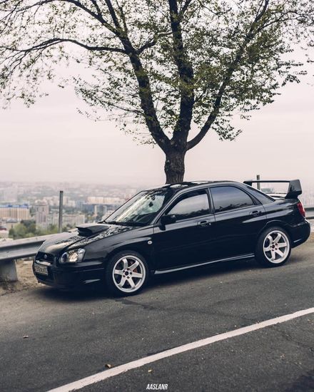 Volk Racing TE37 R18 9j et+30 5*114.3 на Subaru Impreza GDB