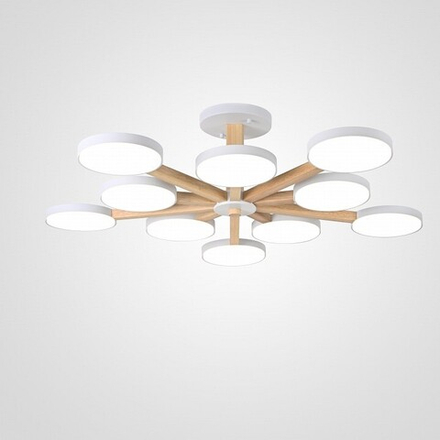 Люстра на штанге Imperiumloft TURNA White TURNA-B01