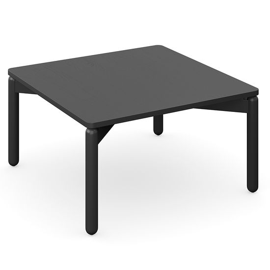 Столик кофейный saga, 75х75 см, темно-серый