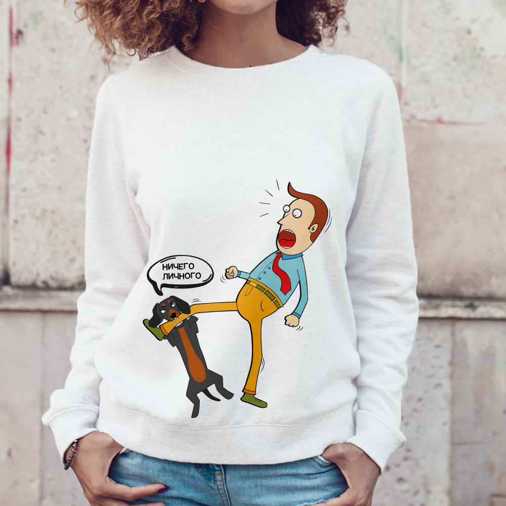 Свитшот "Злая Такса"