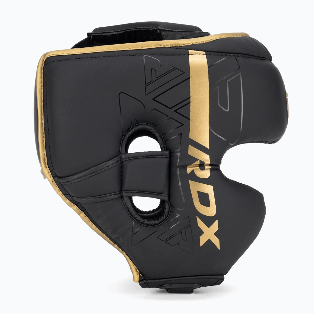 Боксёрский шлем RDX F6 золотой