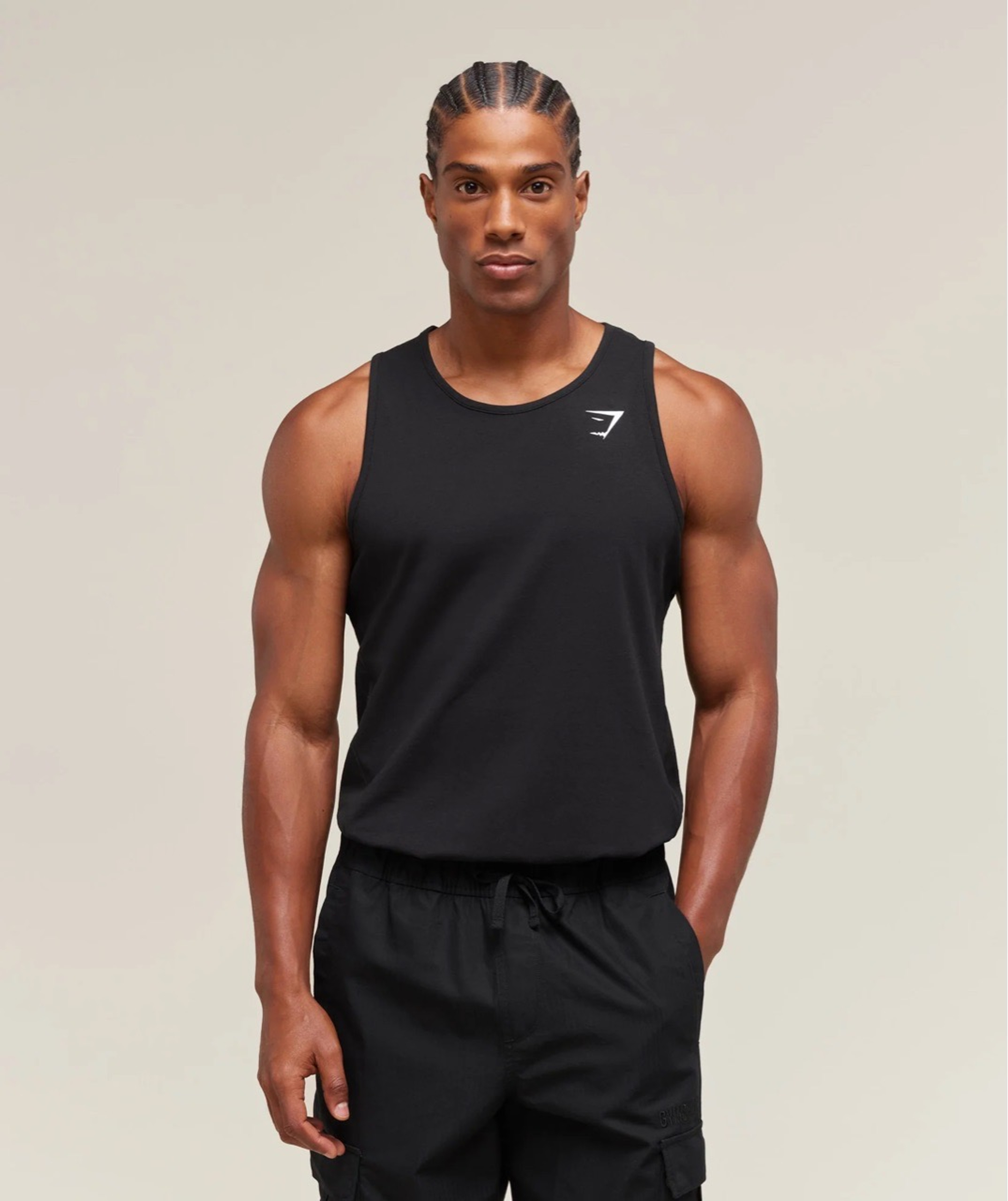 Майка GYMSHARK Critical Tank Black