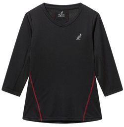 Женская теннисная футболка с длинным рукавом Australian Tennis Ace Net 3/4 Sleeves
