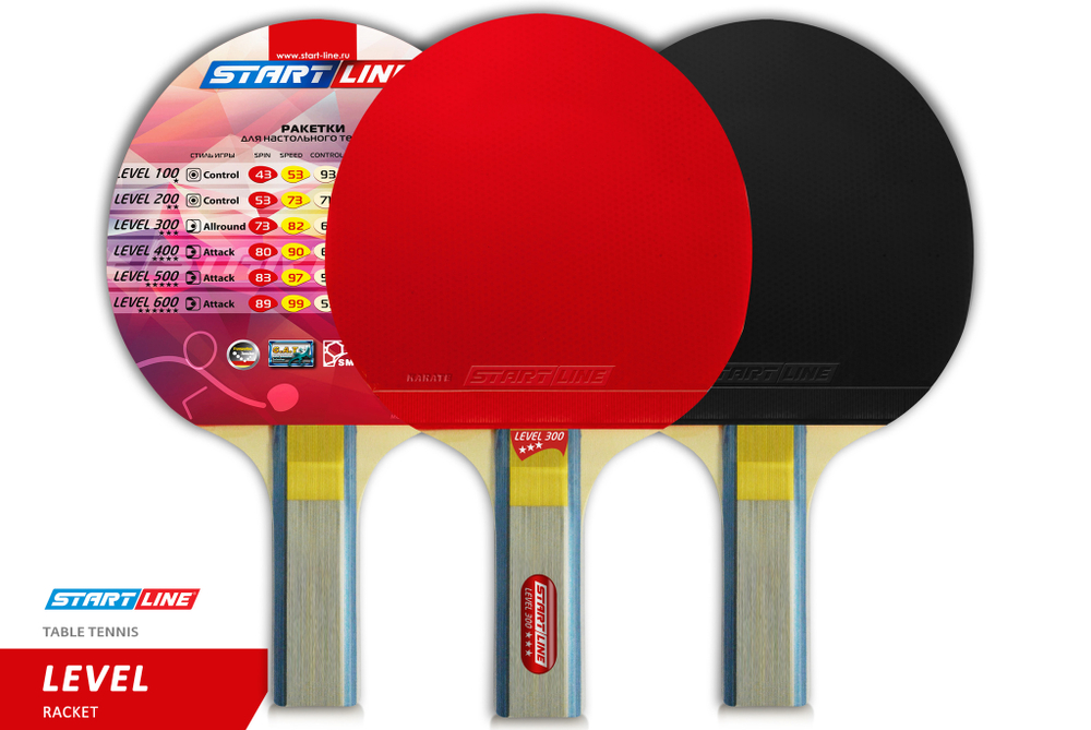 Теннисная ракетка Start line Level 300 New (прямая) 12403