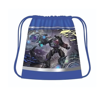 Сумка для обуви, карман, светоотр. Полоса "Убойный киборг 2022" (Пчелка)