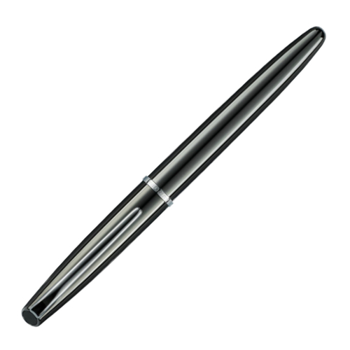 Ручка-роллер Aurora Style Shiny Gun-metal Barrel CT, в подарочной коробке