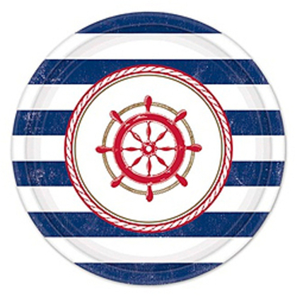 Тарелка-Морская-17см-8шт