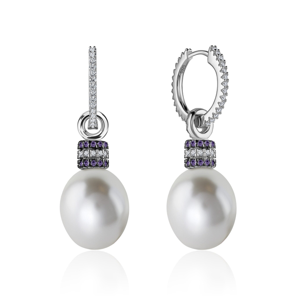 Серьги жемчужина