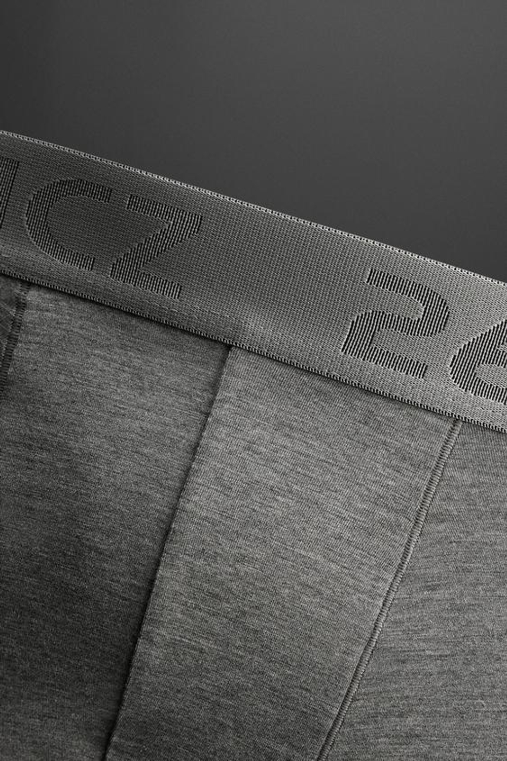 ZARA НАБОР ИЗ ТРЕХ ТРУСОВ-БОКСЕРОВ, СЕРЫЙ