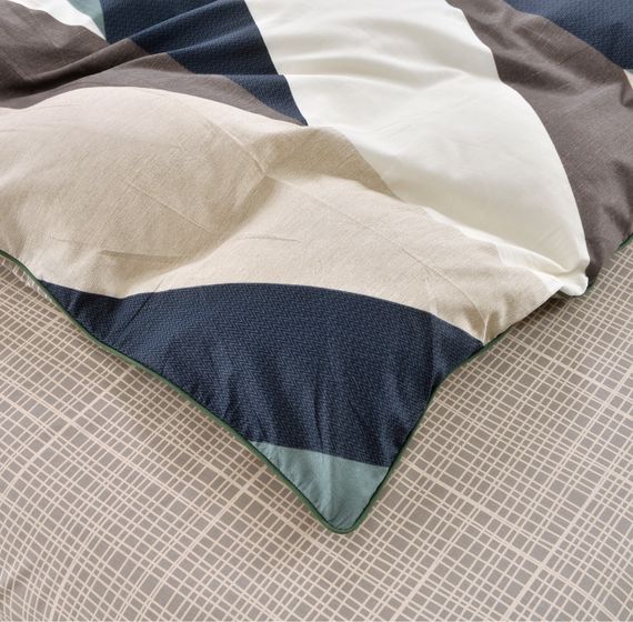 Арландо (беж) КПБ сатин Евро 4н